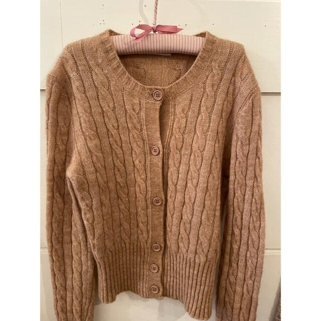 PRADA(プラダ)の最終価格🐫PRADA cable knit cardigan. レディースのトップス(カーディガン)の商品写真