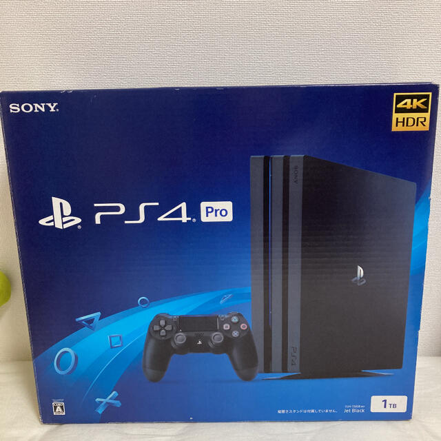 ワイヤレス 【中古】SONY プレイステーション4 Pro 1TB ブラ