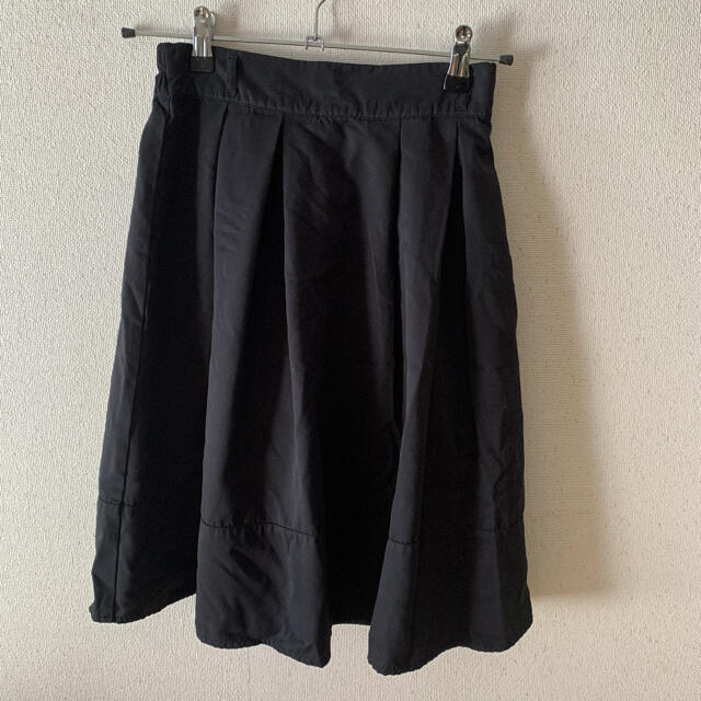 しまむら(シマムラ)のPlechur Ciel フレアースカート　ブラック レディースのスカート(ミニスカート)の商品写真