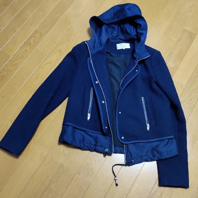 ZARA  JACKET　　Mサイズ　ネイビー