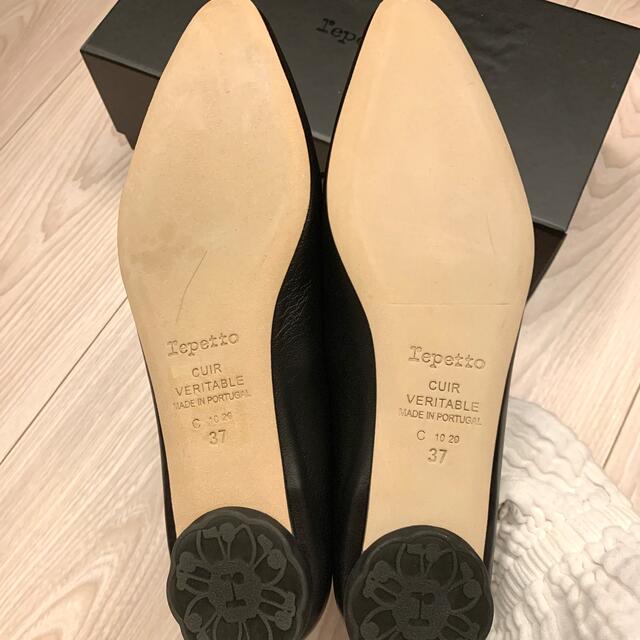 新品未使用Repetto レペットバレーシューズ37  ブラック 3