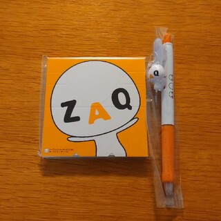 ZAQ　メモ帳　ボールペン(キャラクターグッズ)