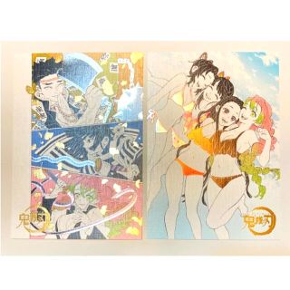 鬼滅の刃　原画展　箔押しイラストカード(キャラクターグッズ)