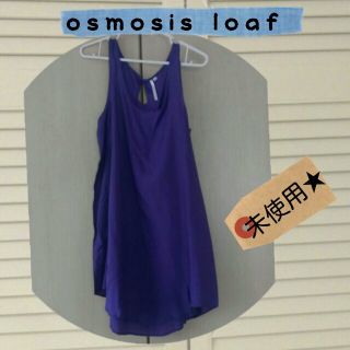 オズモーシス(OSMOSIS)のosmosis サテンワンピース(ひざ丈ワンピース)