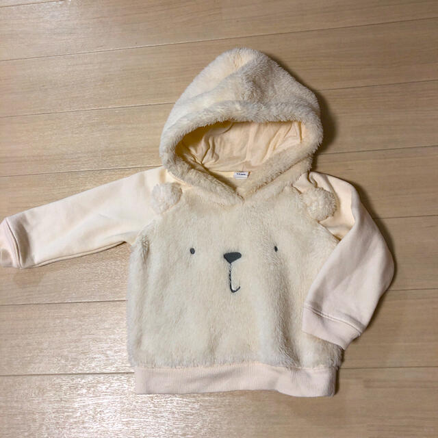 babyGAP(ベビーギャップ)のbaby GAP くまさんパーカー キッズ/ベビー/マタニティのベビー服(~85cm)(トレーナー)の商品写真