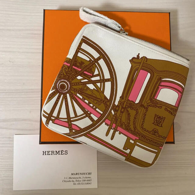 HERMES ポーチ　カレ・ポケット　エルメス