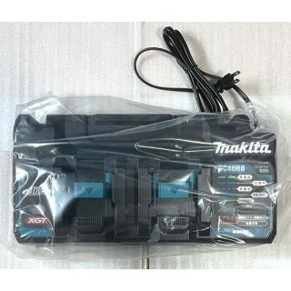 マキタ(Makita)のマキタ　40Vmax用　2口急速充電器　DC40RB 純正（USB端子付）(工具/メンテナンス)