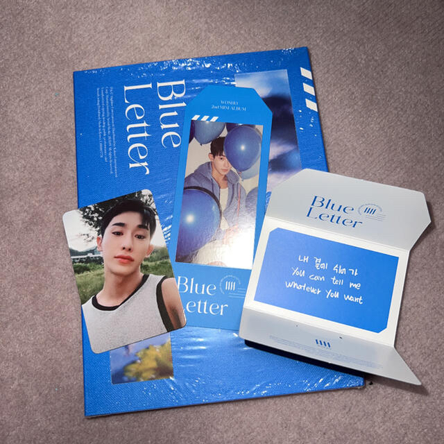 ウォノ アルバム Blue 特別オファー WONHO 【公式】 Letter