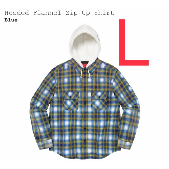 Hooded Flannel Zip Up Shirt