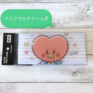 ボウダンショウネンダン(防弾少年団(BTS))のBT21 クリアマルチケース TATA 小物入れ 筆箱 ポーチ BABY BTS(キャラクターグッズ)