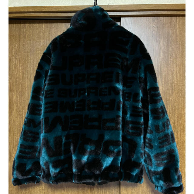 メンズsupreme faux fur repeater bomber jacket