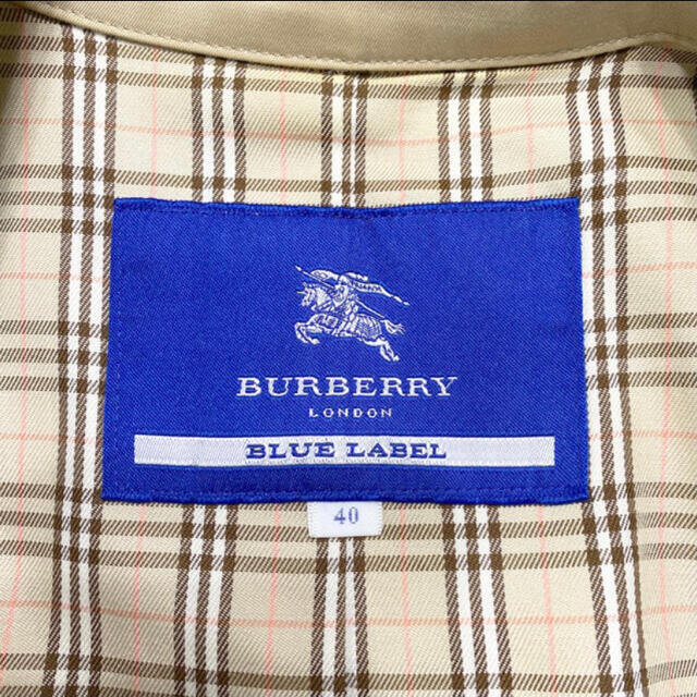 BURBERRY BLUE LABEL(バーバリーブルーレーベル)の最終値下げ✴︎バーバリーブルーレーベル　トレンチコート レディースのジャケット/アウター(トレンチコート)の商品写真