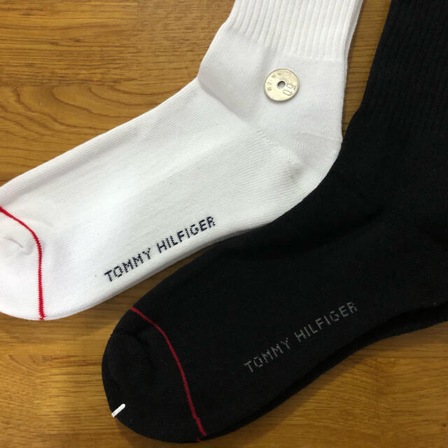 TOMMY HILFIGER(トミーヒルフィガー)の新品トミーヒルフィガーTOMMY HILFIGERメンズソックス2足セット322 メンズのレッグウェア(ソックス)の商品写真