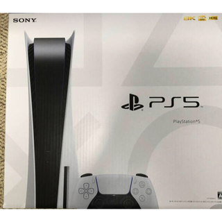 プレイステーション(PlayStation)の新品未開封プレイステーション5 本体ディスクドライブ搭載 プレステ5(家庭用ゲーム機本体)