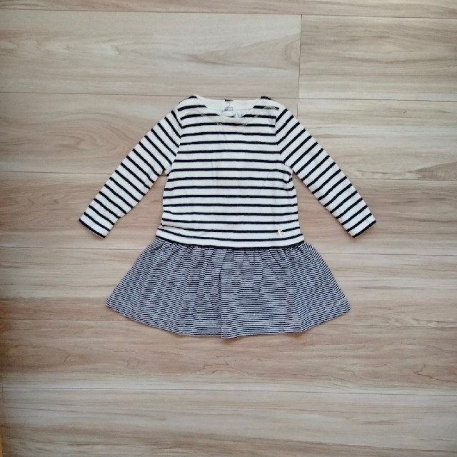 PETIT BATEAU(プチバトー)のlunfa様専用　プチバトー　ワンピース　24m/86cm キッズ/ベビー/マタニティのベビー服(~85cm)(ワンピース)の商品写真