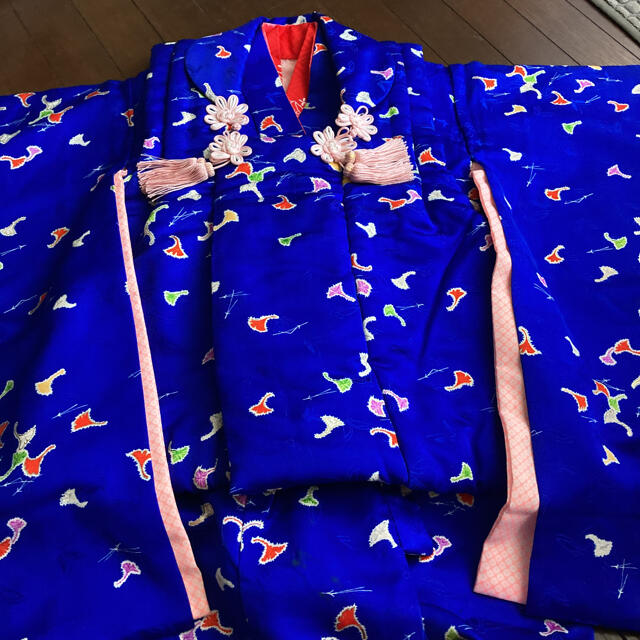 七五三着物4点セット キッズ/ベビー/マタニティのキッズ服男の子用(90cm~)(和服/着物)の商品写真