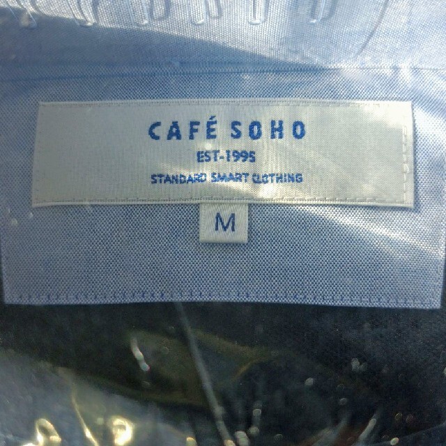 AOKI(アオキ)の新品 未使用 タグ付 CAFÉ SOHO メンズ ストレッチ・ニットシャツ 長袖 メンズのトップス(シャツ)の商品写真