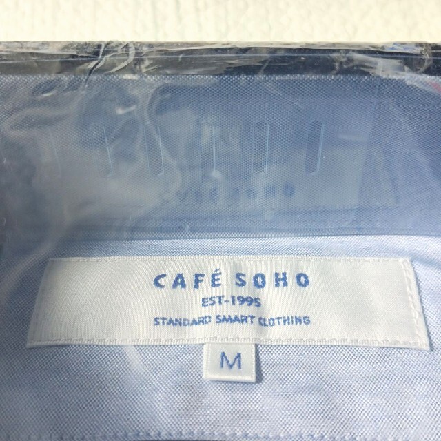 AOKI(アオキ)の新品 未使用 タグ付 CAFÉ SOHO メンズ ストレッチ・ニットシャツ 長袖 メンズのトップス(シャツ)の商品写真