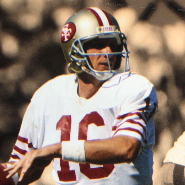 ジョー・モンタナ 直筆サイン NFL