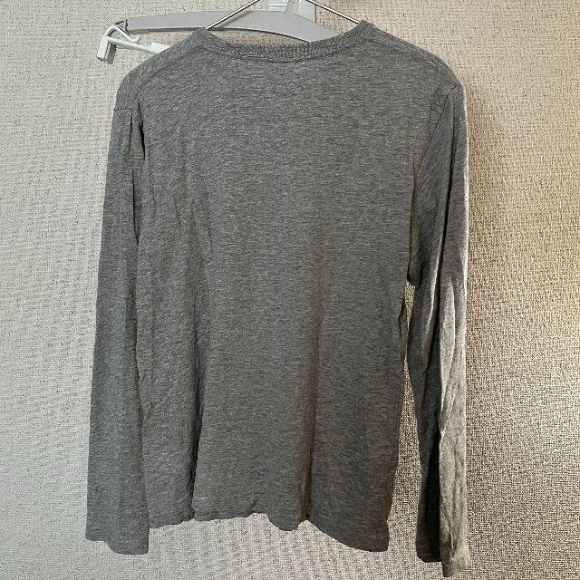 EDWIN(エドウィン)の【中古・古着】EDWIN Tシャツ 長袖 S グレー メンズのトップス(Tシャツ/カットソー(七分/長袖))の商品写真