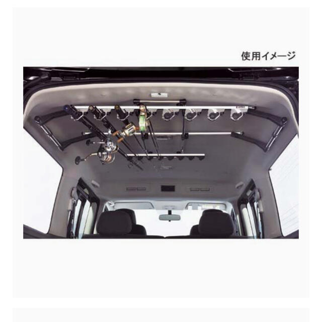 ロッドホルダー inno カーメイト デュアルホールドタイプ ワイド 8本