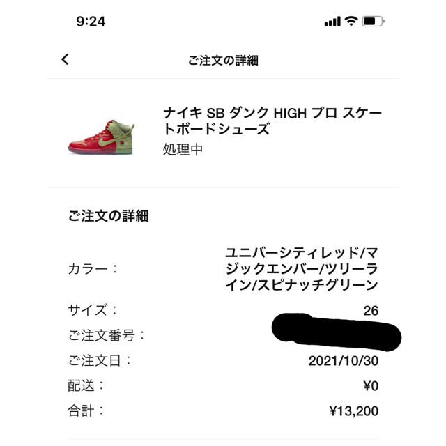 NIKE(ナイキ)のNIKE SBダンク highプロ　Strawberry メンズの靴/シューズ(スニーカー)の商品写真