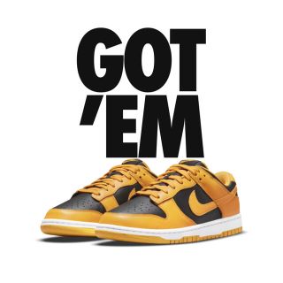 ナイキ(NIKE)のNIKE DUNK LOW CHAMPIONSHIP  GOLDENLOD(スニーカー)