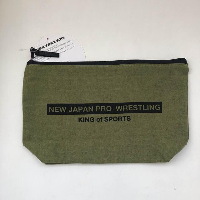 ASOKO 新日本プロレス　ポーチ　 棚橋弘至/飯伏幸太 スポーツ/アウトドアのスポーツ/アウトドア その他(格闘技/プロレス)の商品写真