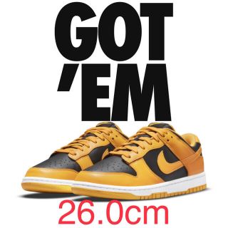 ナイキ(NIKE)のNIKE DUNK LOW Goldenrod Championship 26(スニーカー)