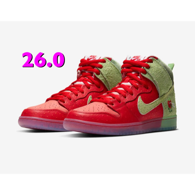 Nike SB Dunk High Strawberry Cough