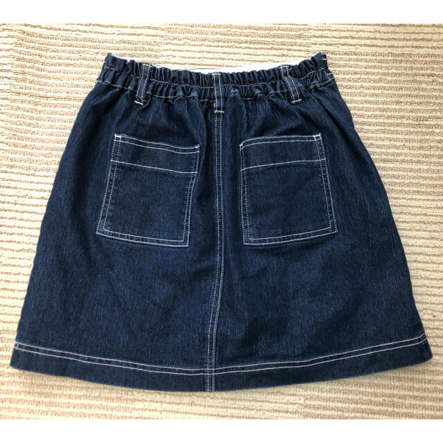 lovetoxic(ラブトキシック)のラブトキシック　デニムスカート　S（140） キッズ/ベビー/マタニティのキッズ服女の子用(90cm~)(スカート)の商品写真