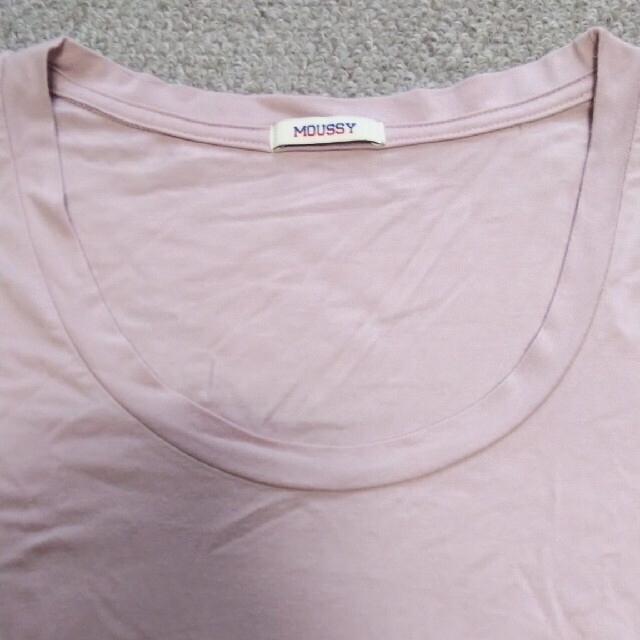 moussy(マウジー)のMOUSSY ピンクロンT レディースのトップス(Tシャツ(長袖/七分))の商品写真