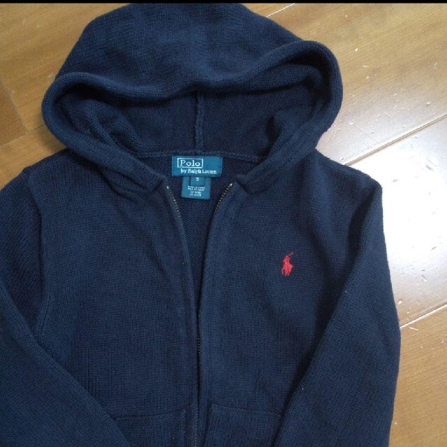 POLO RALPH LAUREN(ポロラルフローレン)のラルフローレン　ニットパーカー キッズ/ベビー/マタニティのキッズ服男の子用(90cm~)(ニット)の商品写真