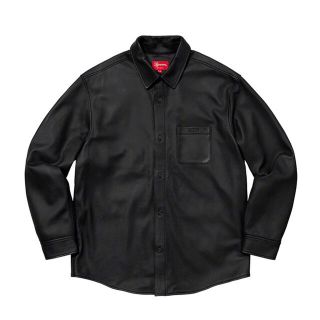 【Lサイズ】Supreme Leather Shirt