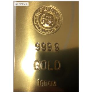 徳力本店 正規品 純金1gカード 新品未開封品 カード台紙付の通販 by
