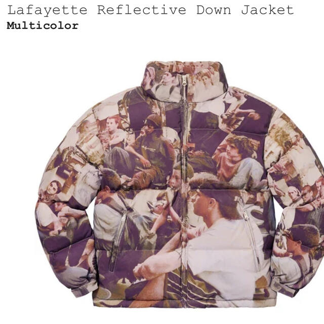 ダウンジャケット supreme Lafayette Reflective Down Jacket