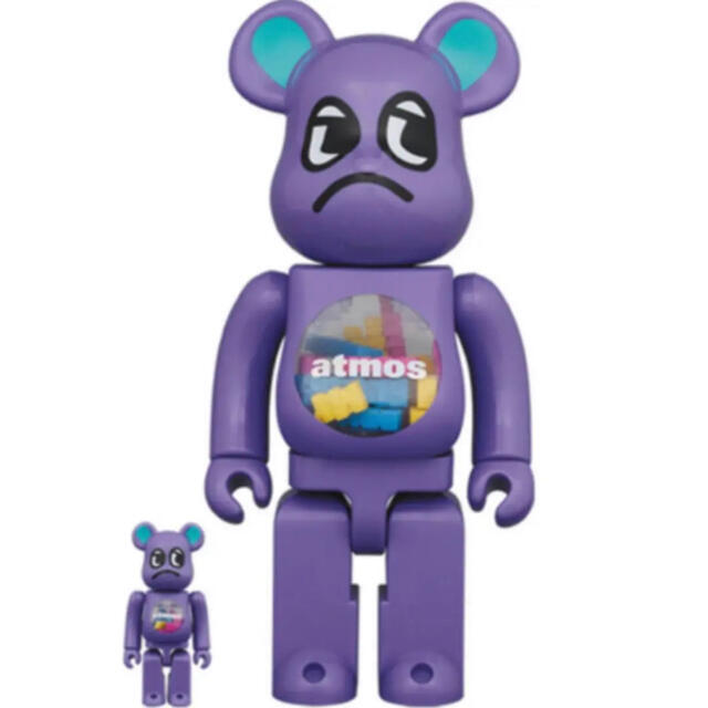 キャラクターグッズBearbrick atmos × BADMOOD 100％ & 400％