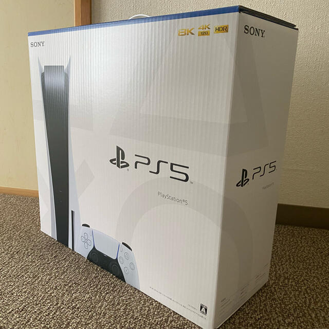 PlayStation(プレイステーション)の新品未開封 PlayStation5 本体 プレイステーション5 エンタメ/ホビーのゲームソフト/ゲーム機本体(家庭用ゲーム機本体)の商品写真