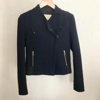 ザラ(ZARA)の超美品！ZARA TRAFALUC ライダース ウールジャケット(ライダースジャケット)