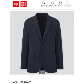 ユニクロ(UNIQLO)のジャケット　ユニクロ　感動ジャケット　L(テーラードジャケット)