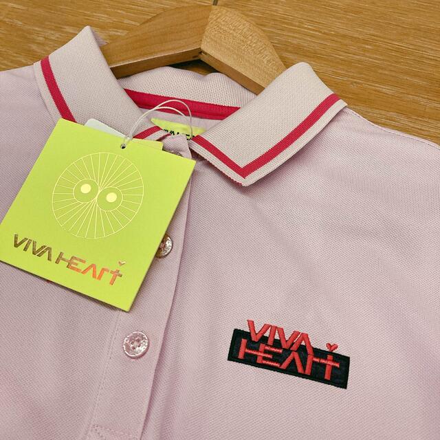 VIVA HEART(ビバハート)のVIVA HEART ポロシャツ　未使用品 スポーツ/アウトドアのゴルフ(ウエア)の商品写真