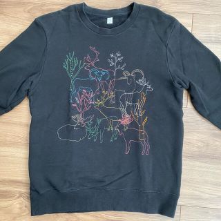 グラニフ(Design Tshirts Store graniph)のgraniph グラニフ　トレーナー　動物　刺繍(スウェット)