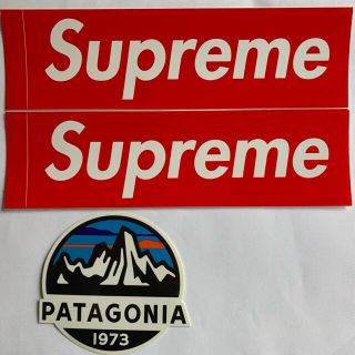 パタゴニア(patagonia)のシュプリーム と パタゴニア ロゴ ステッカー 3枚セット(その他)