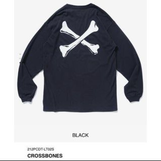 ダブルタップス(W)taps)のWTAPS CROSSBONES 21AW サイズL BLACK ダブルタップス(Tシャツ/カットソー(七分/長袖))