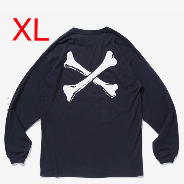 21AW WTAPS CROSSBONES L/S ブラック XS-