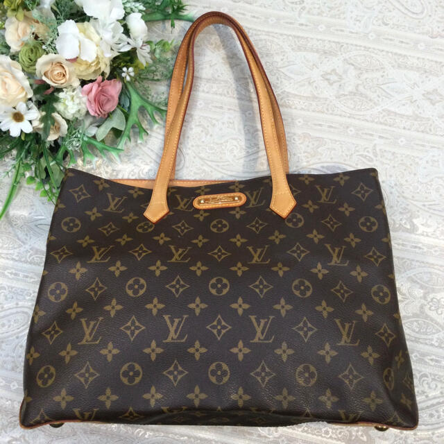 LOUIS VUITTON トートバッグ ウィルシャーMM モノグラム