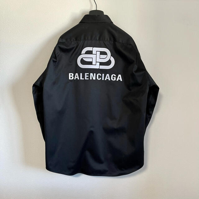 BALENCIAGA 20SS LS シャツ 37 BLACK