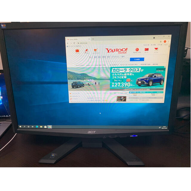 22インチ液晶モニタ　acer X223W 4