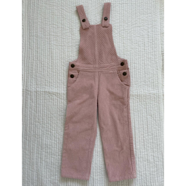 bonton 新品　ピンクコーデュロイサロペット　4Y キッズ/ベビー/マタニティのキッズ服女の子用(90cm~)(その他)の商品写真