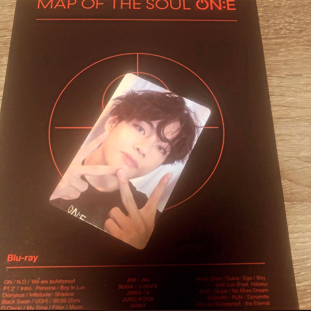 BTS map of the soul on:e Blu-ray トレカ　テテ